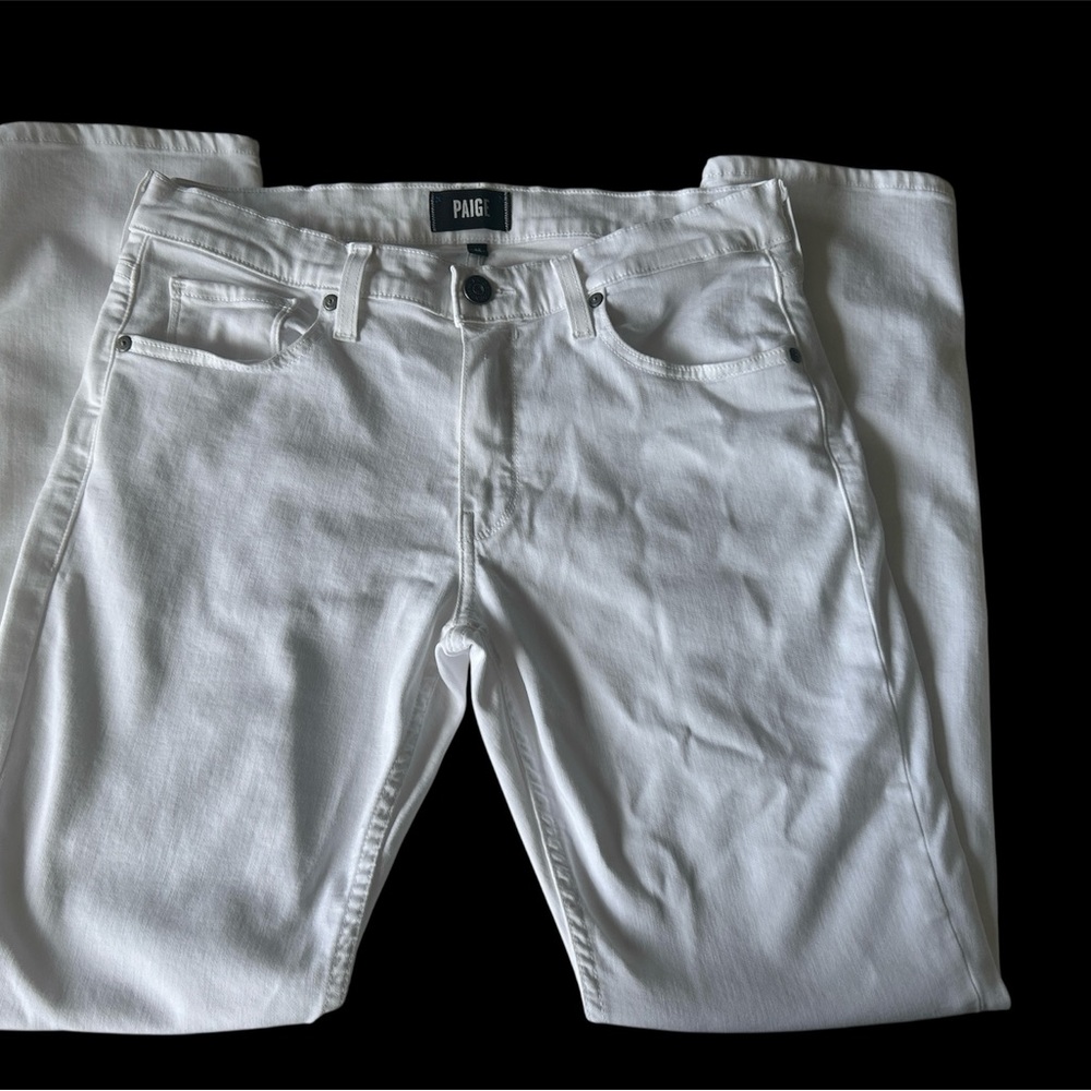 PAIGE White Slim Jeans Classic Style